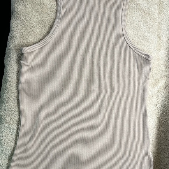 Agolde Bailey Tank in Latte, Size Medium - Picture 7 of 9